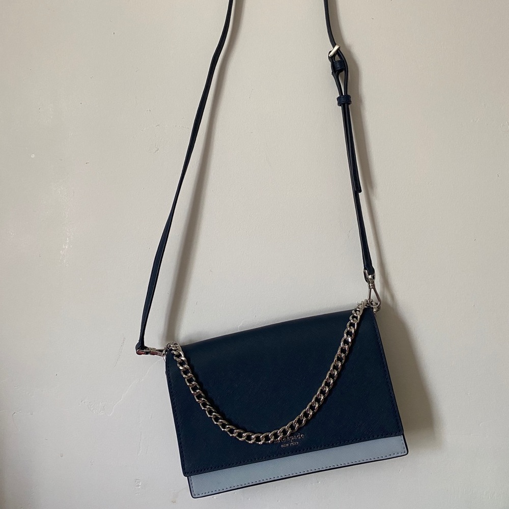 Kate spade blue cameron crossbody bag.